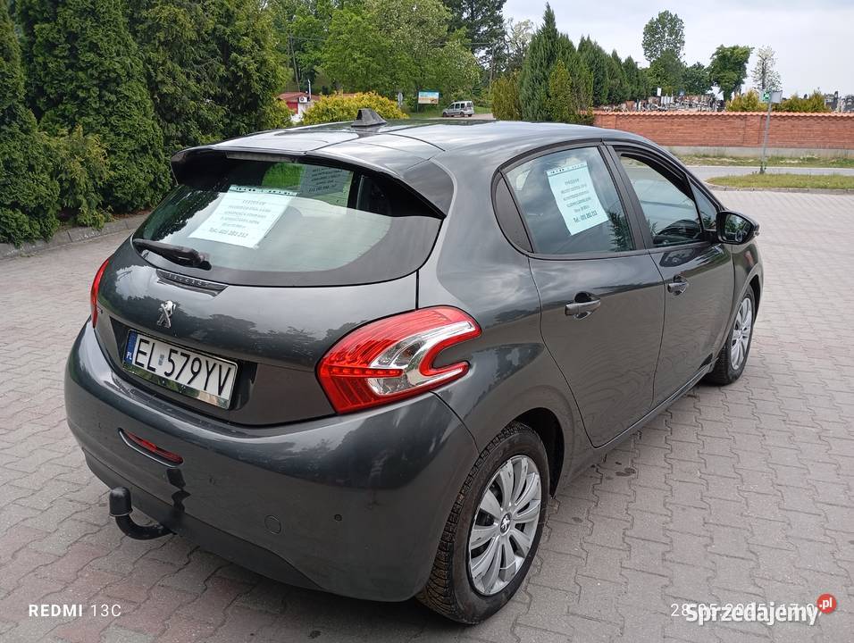 Peugeot 208 2013r 16 HDi Naci klimahak 5drzwiowy Łódź