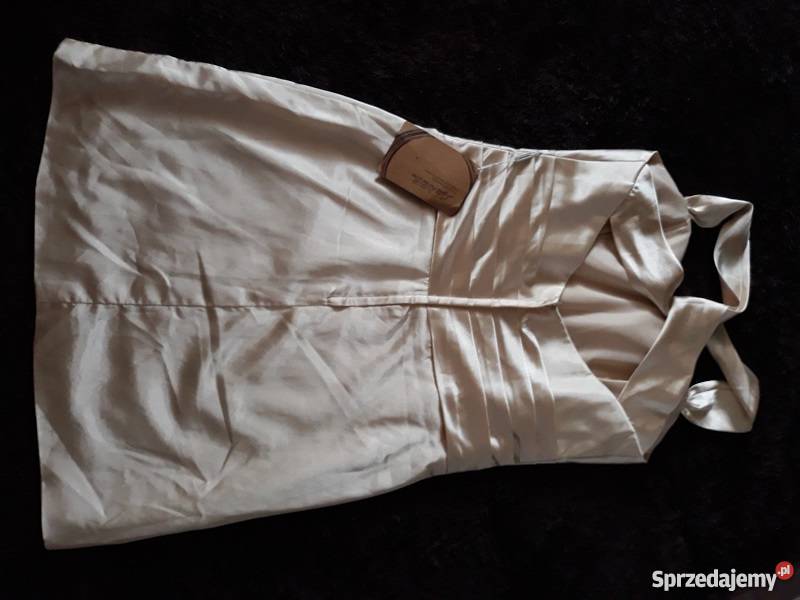 Złota satynowa sukienka Rozmiar 42(XL) Sosnowiec