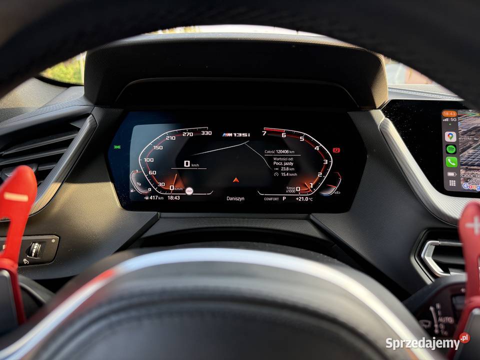 Bmw m135i f40 xdrive 2021 1rej 1właściciel salon Seria 1 wielkopolskie Poznań
