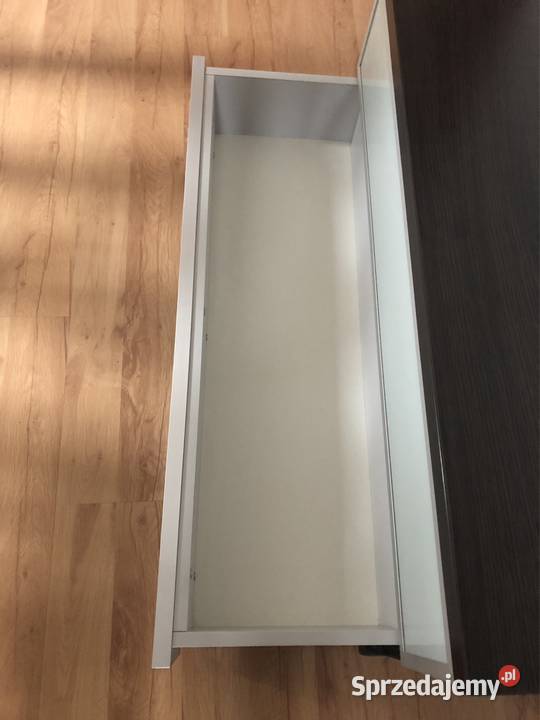 Komoda drewniana z dwoma szufladami z matowego 35cm