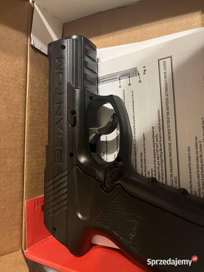 Wiatrówka pistolet phantom śrut BB Sport i Wypoczynek Iwanowice Dworskie