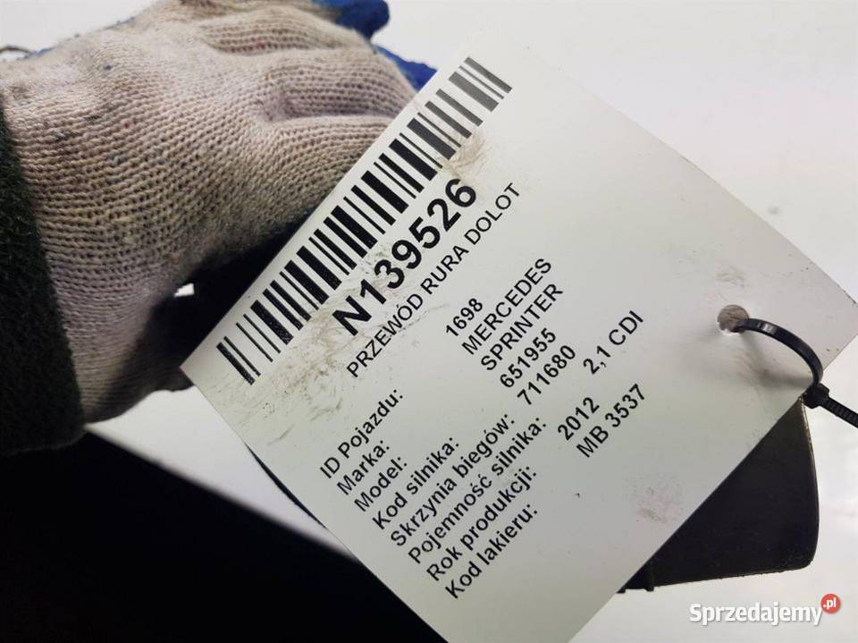 PRZEWÓD RURA DOLOT SPRINTER 313 A9065281582