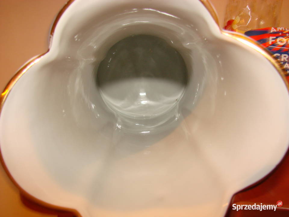 AZS Gdańsk Techno Serwice wazon wzór kaszubski Porcelana i szkło pomorskie Pruszcz Gdański sprzedam