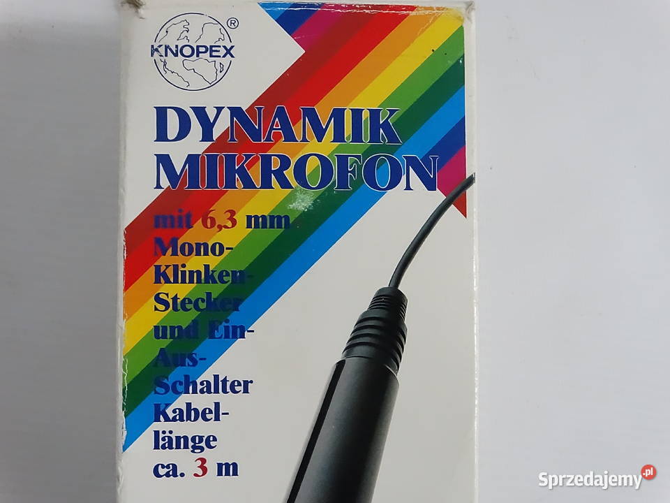 Nowy Mikrofon Dynamiczny KNOPEX Idealny do Biłgoraj