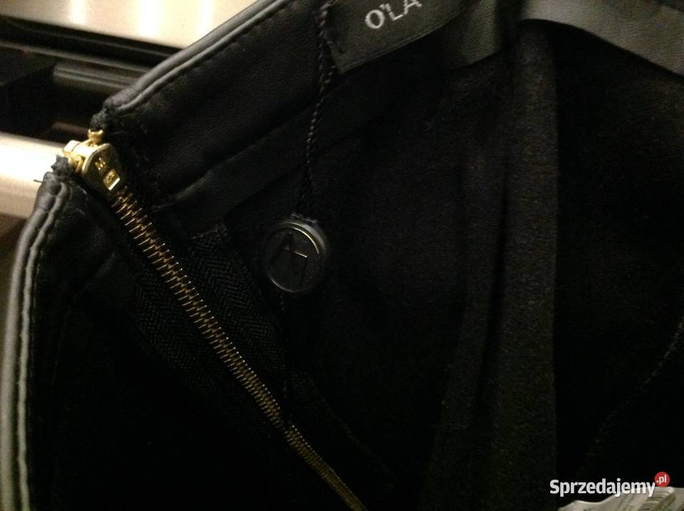 Mini Spódnica Skórzana OLA VOGA r XS Haft Nowa lubuskie Nowa Sól sprzedam