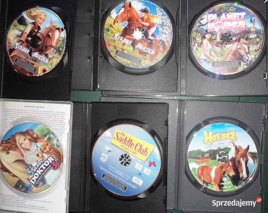6x gra konie Przygody w siodle stadnina stajnia Komputerowe PC sprzedam