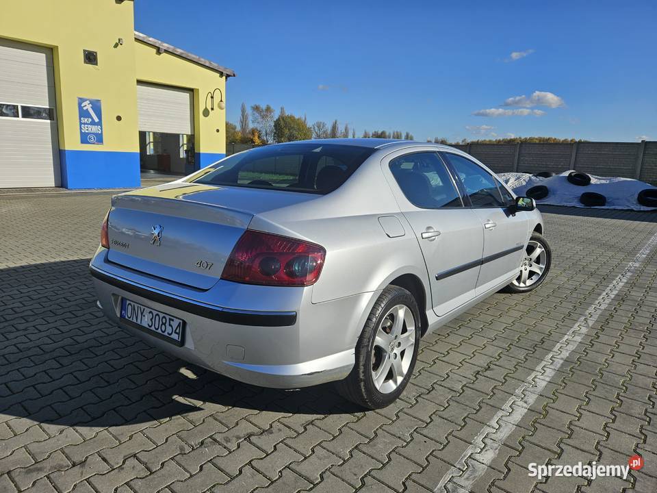 Peugeot 407 20hdi sprawny ważne opłaty Tąpkowice