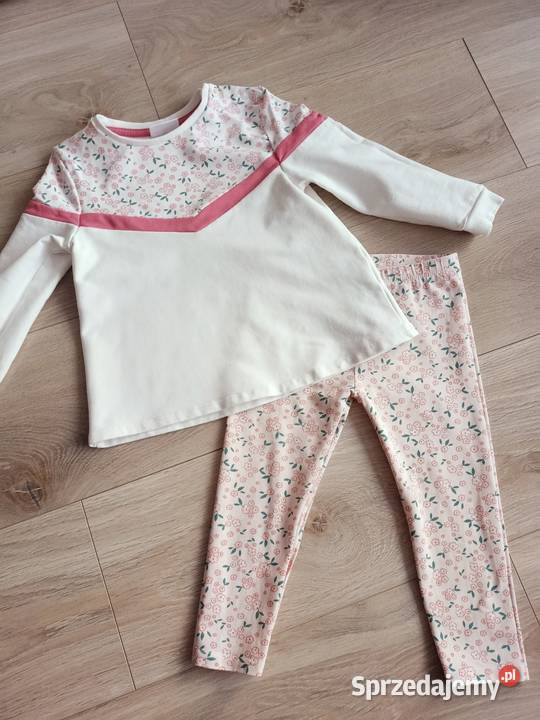 Komplet bluza i legginsy getry dziewczęce 98 mazowieckie Płock