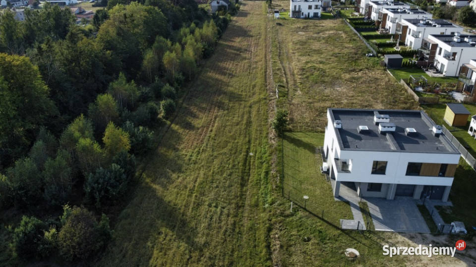 Słoneczny bliźniak lasu i Gdanska Osowa Działka 325m2 Gdynia