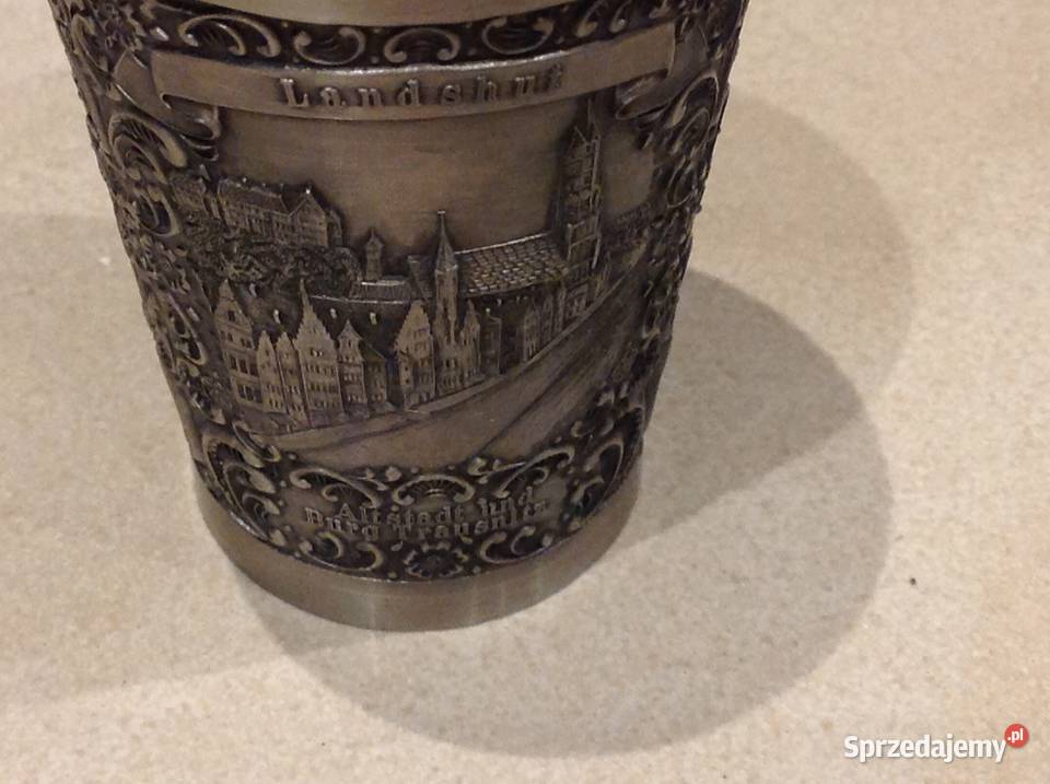 Stary Kielich Cynowy Sygnowany Nowa Sól