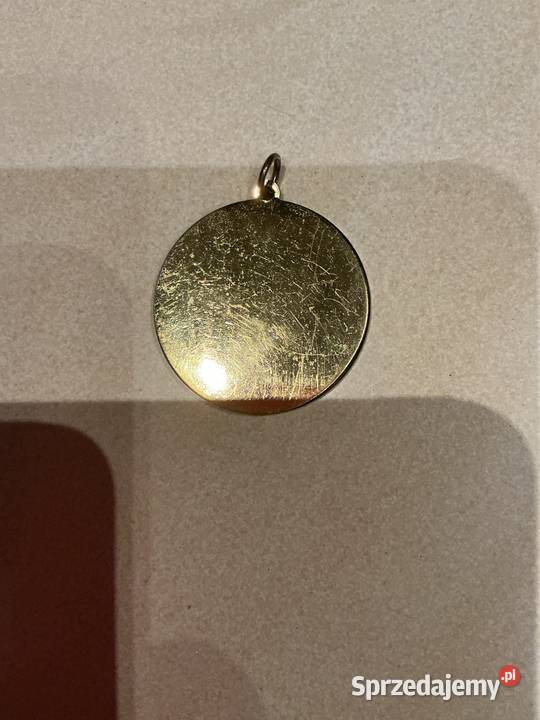 Medal Pozłacany Vintage Nowa Sól
