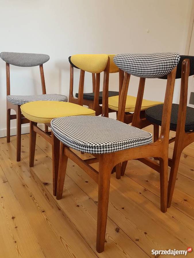 Krzesła PRL autor Rajmund Hałas lata 6070