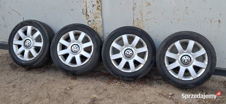 Felgi aluminiowe R16 5x112 Vw Caddy Golf Touran Średnica 16" Samochodowe Opony i felgi
