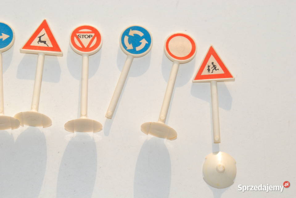 Stara zabawka znaki drogowe Igra makieta unikat Cieszyn sprzedam