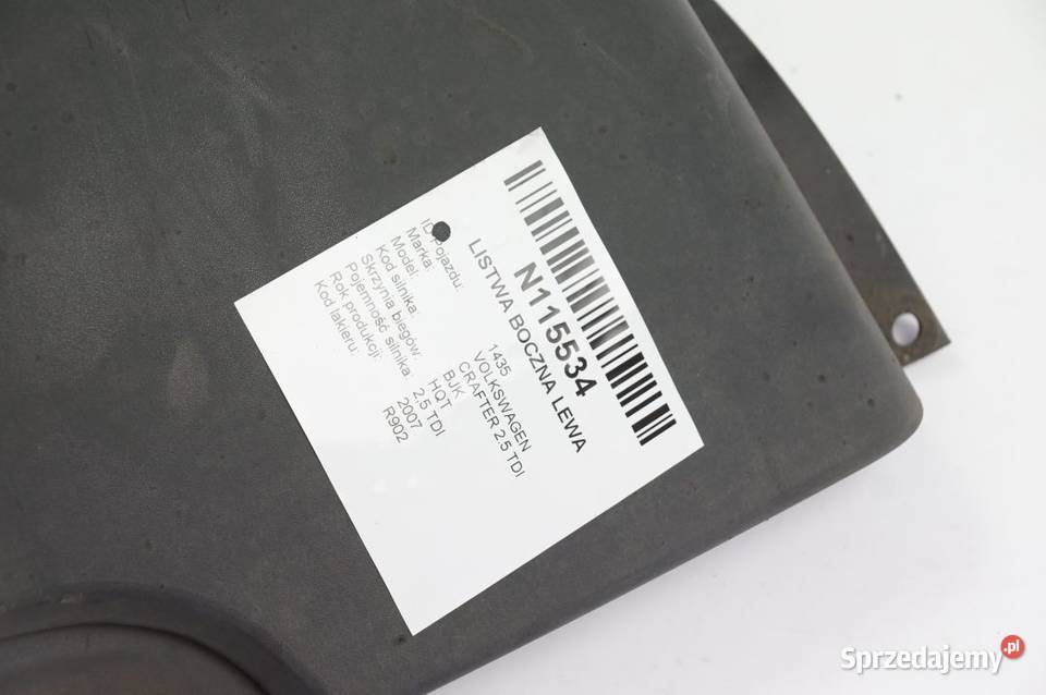 CRAFTER 25 TDI LISTWA BOCZNA LEWA Lipno sprzedam
