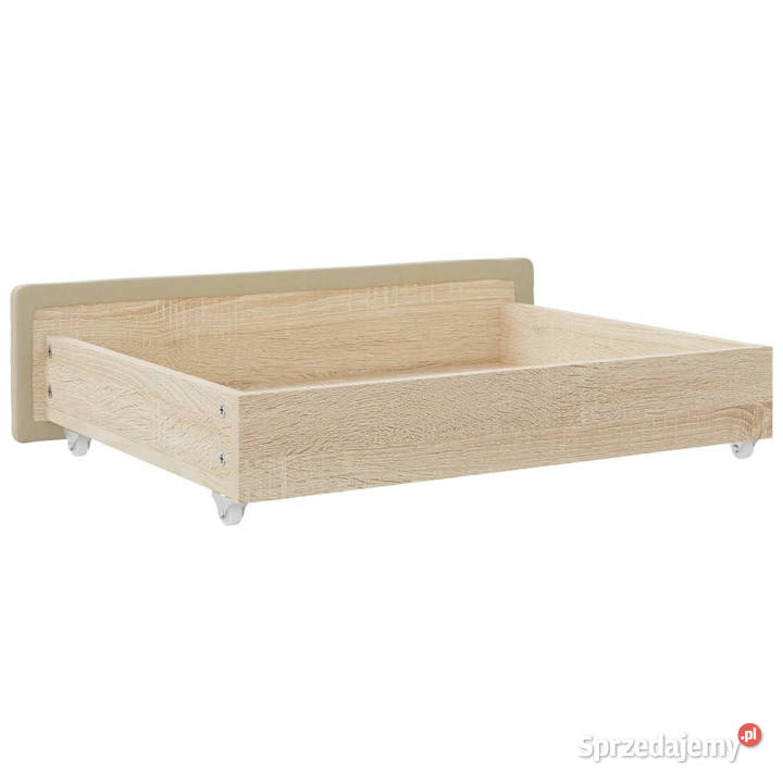 Szuflady pod łóżko 2 kremowe WM833924