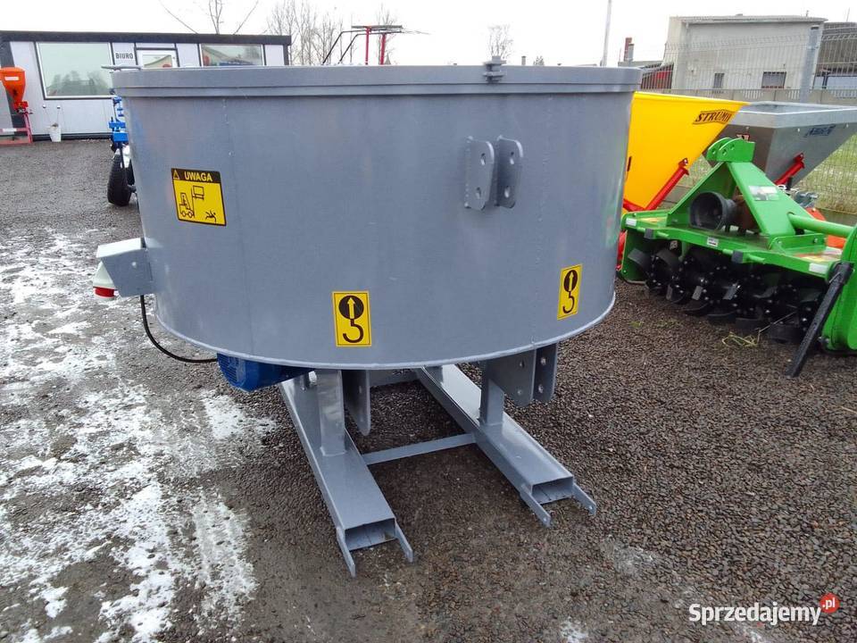 Betoniarka mieszalnik betonu 1200l elektryczna Zabłocie