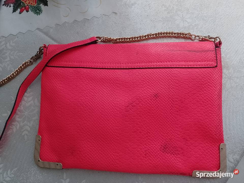 RIVER ISLAND Duża różowa Torebka listonoszka z Kraków sprzedam