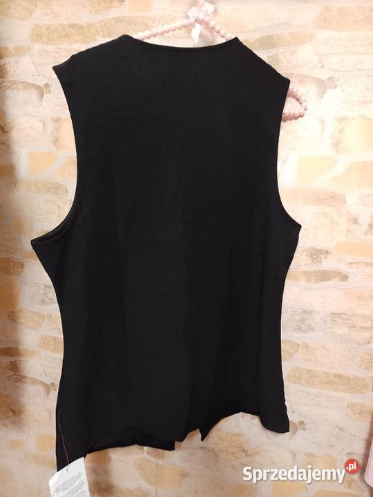 4446 XXL3XL ASOS Design Czarna prążkowana