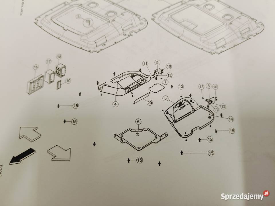 CLAAS AXION 840 CMATIC A31 2013r Schowek Stalewo