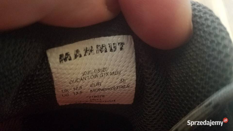 Buty MAMMUT Ducan Low GTX 4748 30 górskie Góry i wspinaczka