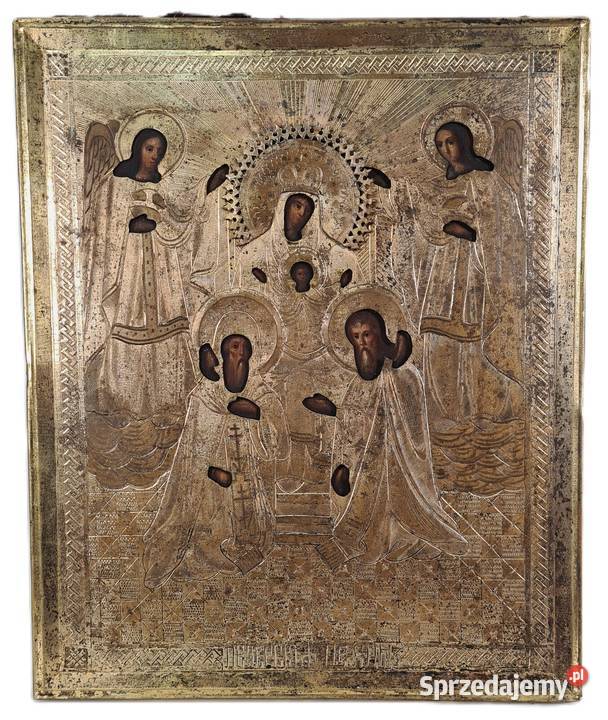 Ikona Matka Boża Peczerska 0344 Malarstwo Warszawa