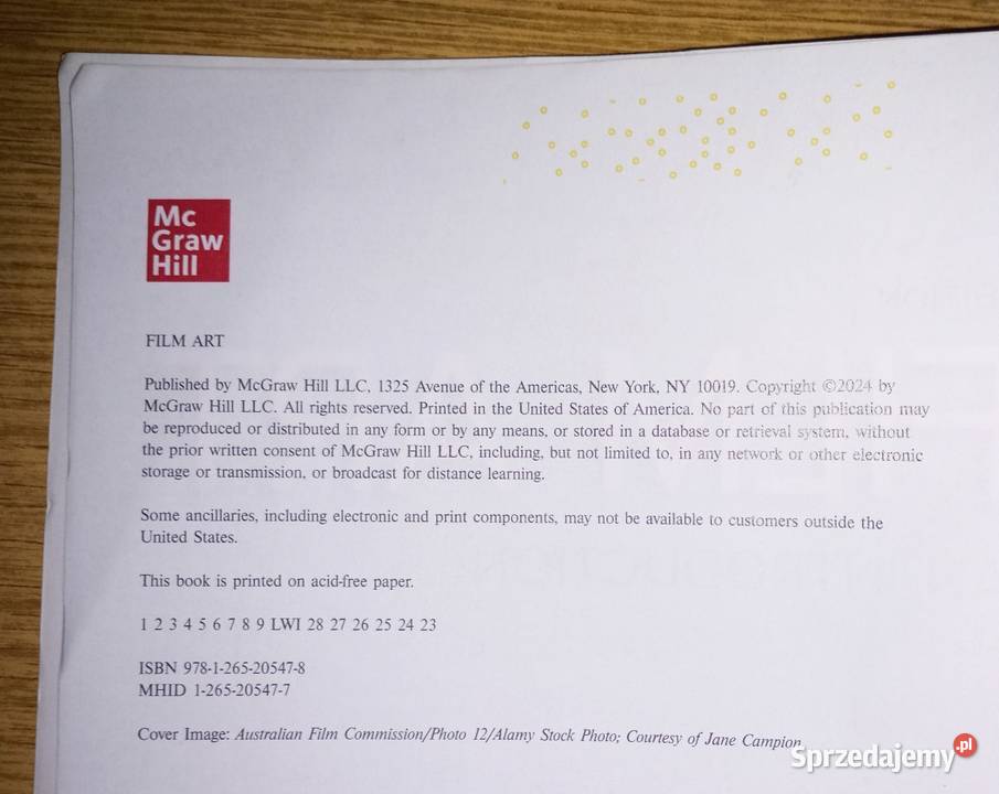 Film Art An Introduction ISE McGraw Hill ang ISBN 9781265205478 Rzeszów