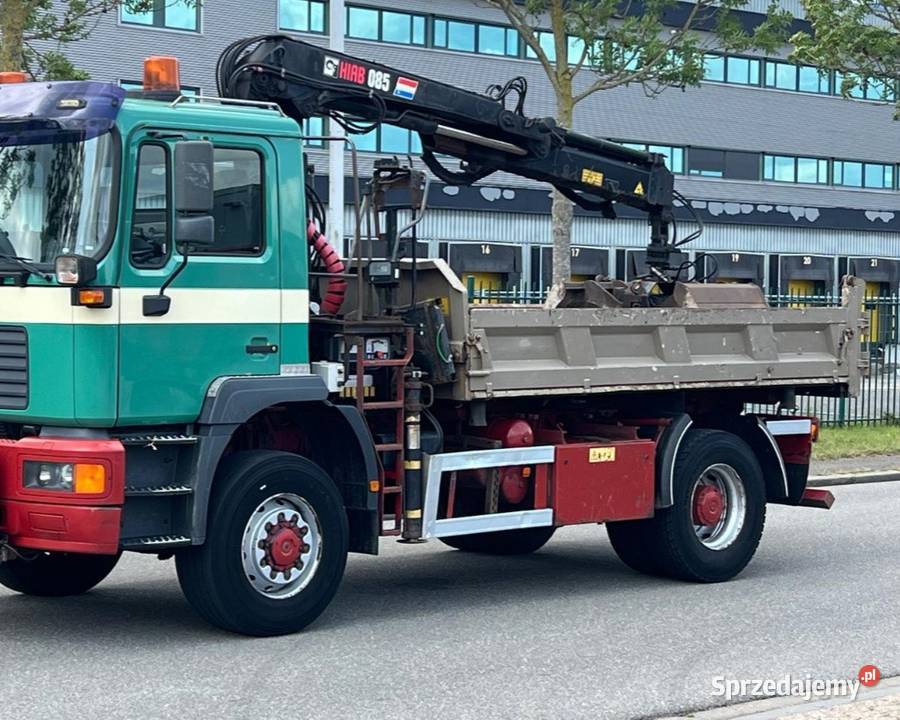 Wywrotka 4x4 mosty z dzwigiem MAN do sprowadzenia Wywrotki Warszawa sprzedam