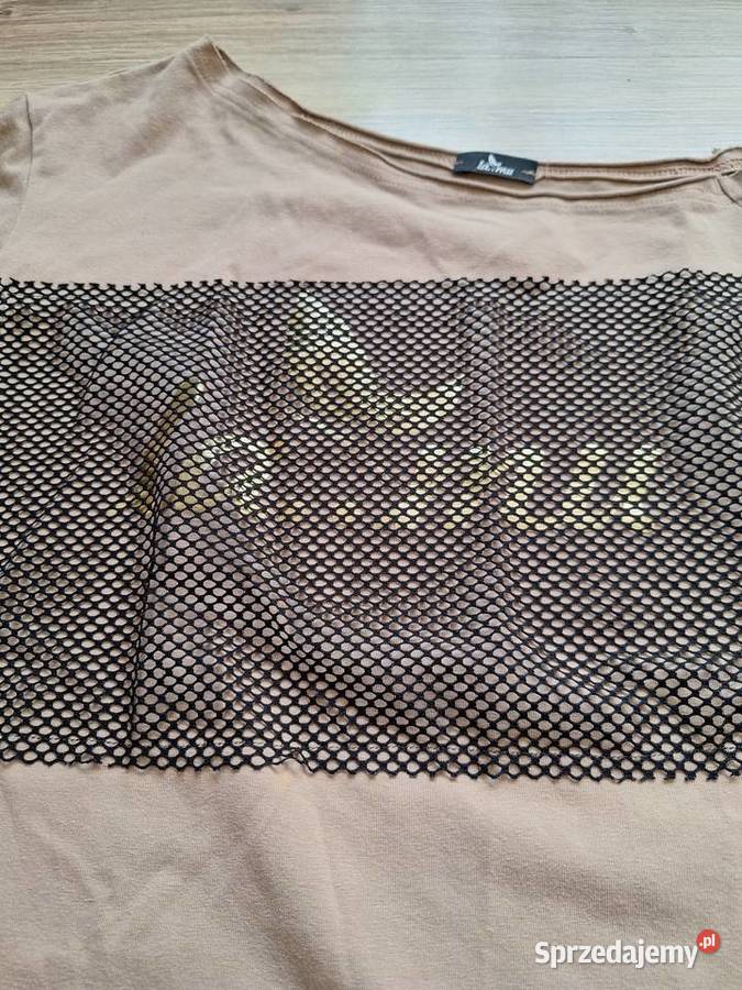 Świetna brązowa bluzka na jedno ramię Lamu 40 Kraków