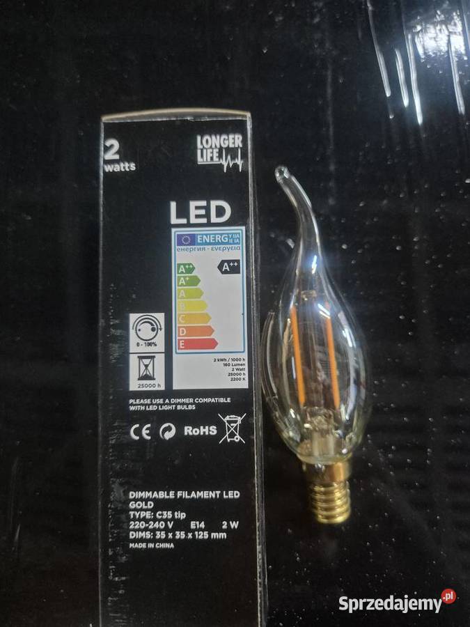 Żarówki LED GOLD różne rodzaje Namysłów