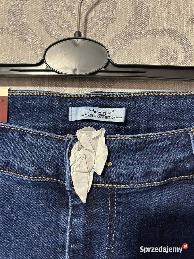 Niebieskie dżinsy Balloon 4XL Moon Girl niebieski Warszawa
