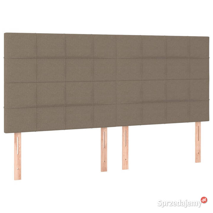 Zagłówek do łóżka z LED taupe 160x5x118128 Warszawa