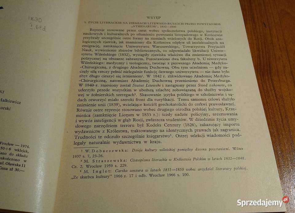 Athenaeum Józefa Ignacego Kraszewskiego Wanda Książki naukowe i popularnonaukowe pomorskie Gdańsk