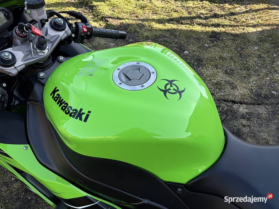 Kawasaki Ninja ZX6R 600 przebieg 14 salon Polska kupiony w polskim salonie Nowe Ostrowy sprzedam