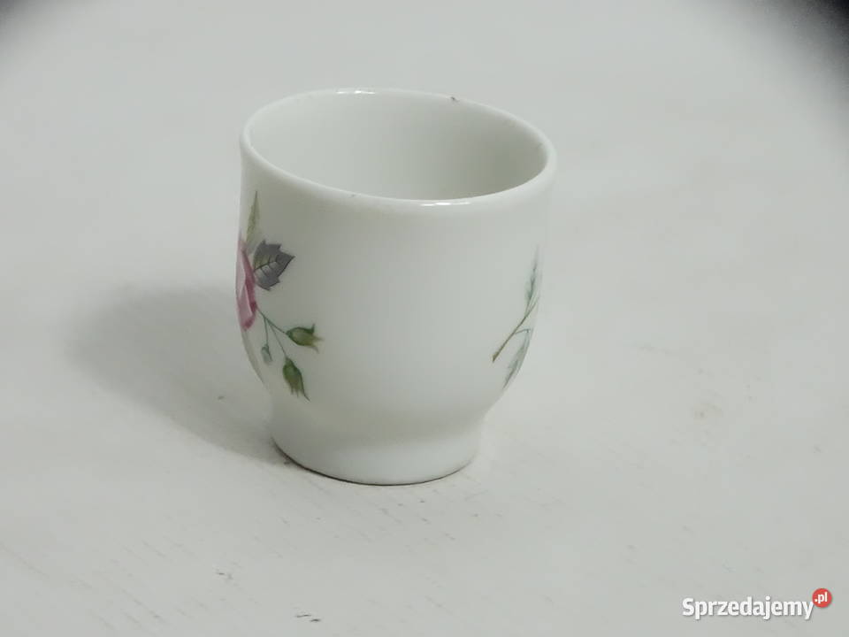 Porcelanowy kieliszek do jajek KAROLINA Motyw lubelskie Biłgoraj