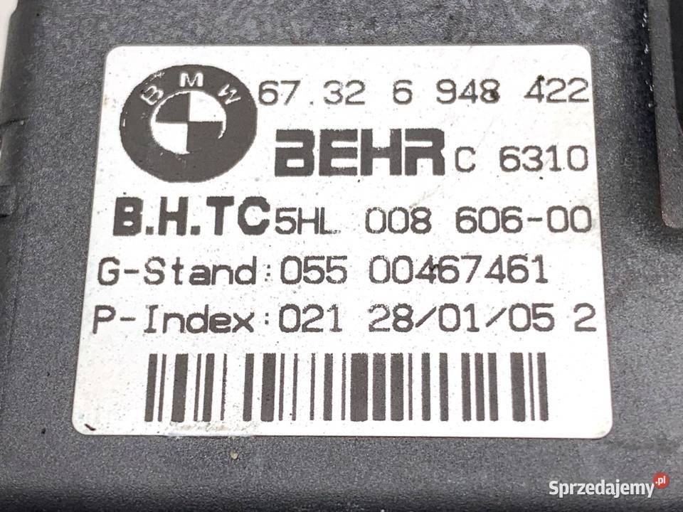 OPORNIK DMUCHAWY POWIETRZA BMW E64 6948422 0410