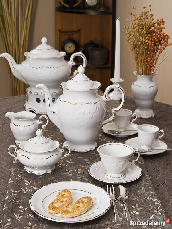 Serwis obiadowy porcelanowy Izyda Amon 12 osób Wałbrzych