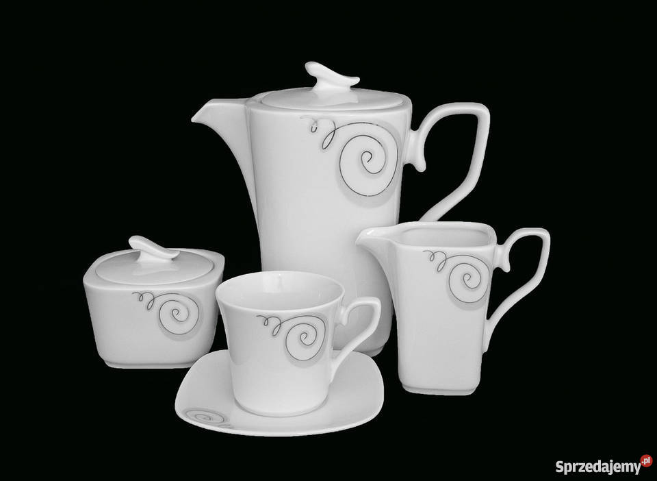 Serwis porcelanowy kawowy Garmond Garrant 12 os Ceramika i szkło Wałbrzych