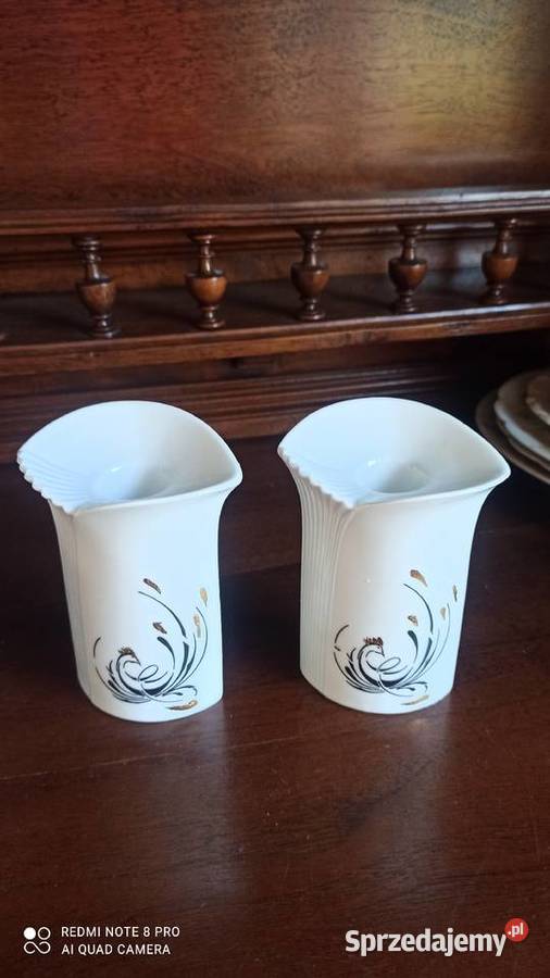 Świecznik z białej porcelany Syg Ak Kaiser Porcelana i szkło Gdańsk