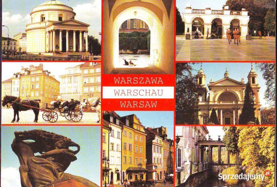 Kart Poczt Warszawa widoki 3 śląskie