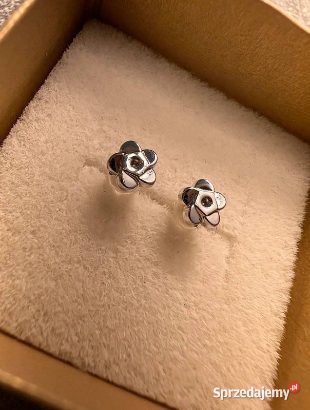 Kolczyki srebrne kwiaty kwiatki Jasło sprzedam