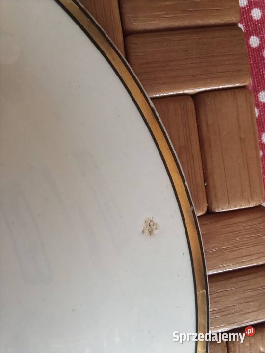 Nie Prl pokrywką waza złocona Ceramika i szkło Łódź