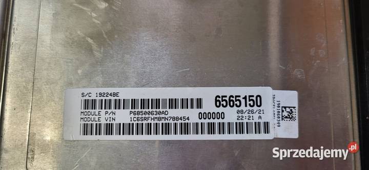 DODGE RAM 1500 JEEP Komputer Silnika Sterownik Komputery Mojusz