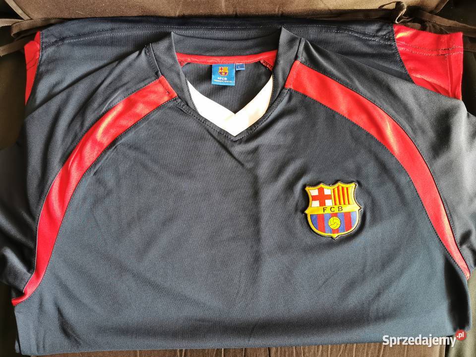 Koszulka oryginana FC Barcelona Bara Blaugrana L niebieski
