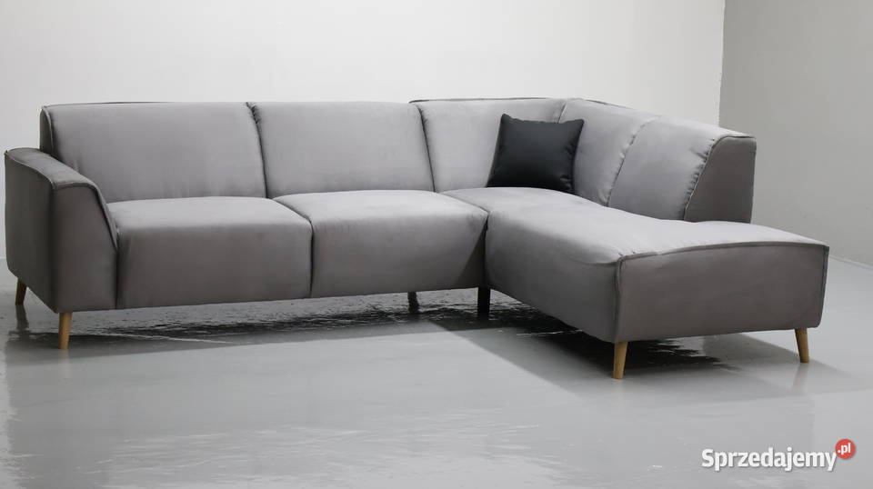 TLY NOWOCZESNY NAROŻNIK kanapa sofa popielata Poznań