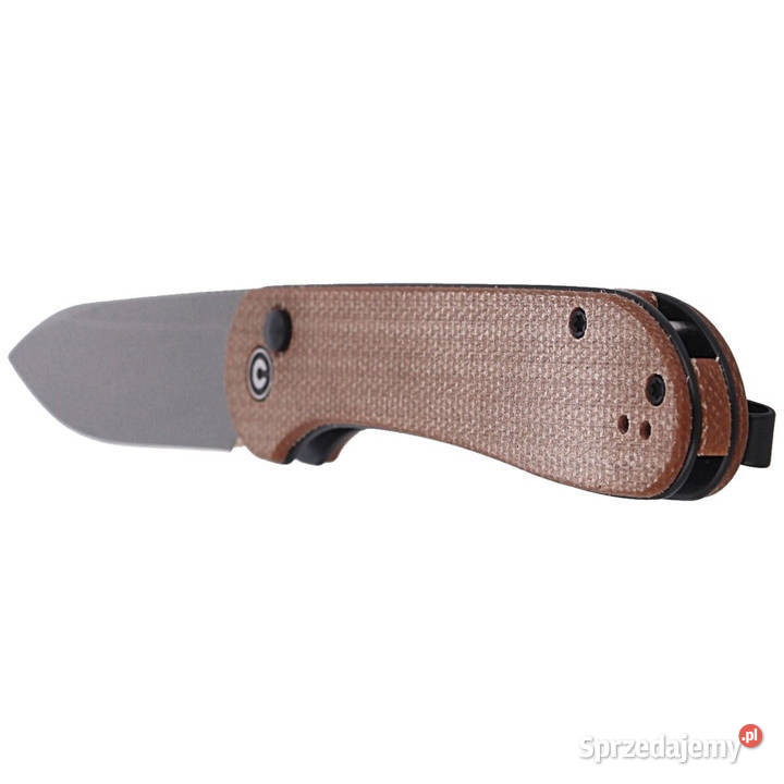 Nóż składany CIVIVI Button Lock Elementum Brown Warszawa