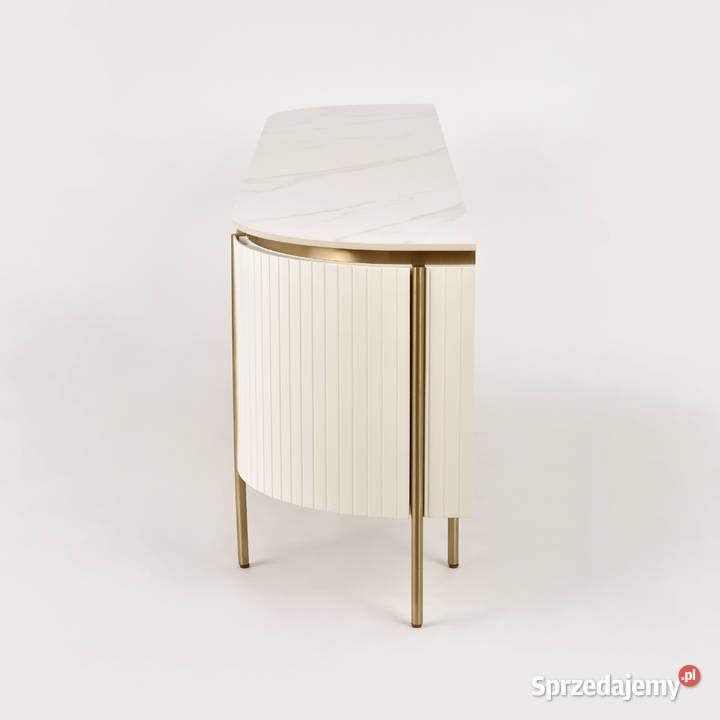 Komoda RTV złota kremowa Bueno Glamour Premium małopolskie Golkowice sprzedam