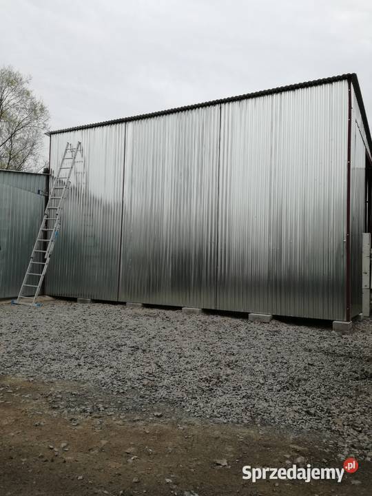 Wysoki Garaż Blaszany Ocynkowany Wiata Hala 30m2 Krapkowice sprzedam