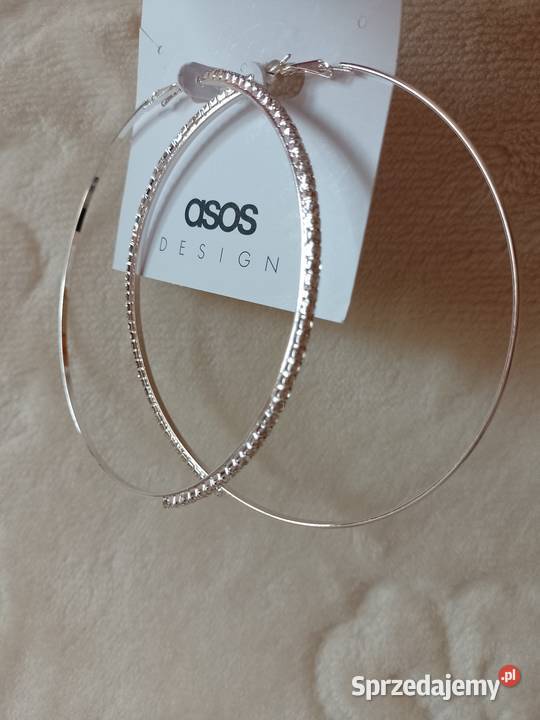 ASOS Ogromne Kolczyki koła ze zdobieniemNOWE