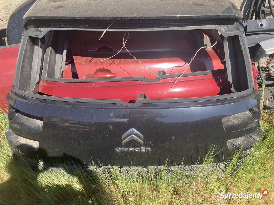 Klapa tył citroen c4 czarna wielkopolskie Wolsztyn